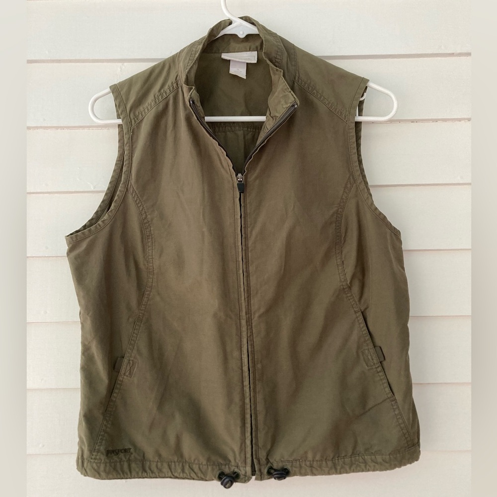 Jansport | Vintage Windbreaker Vest Army Green Size Small
